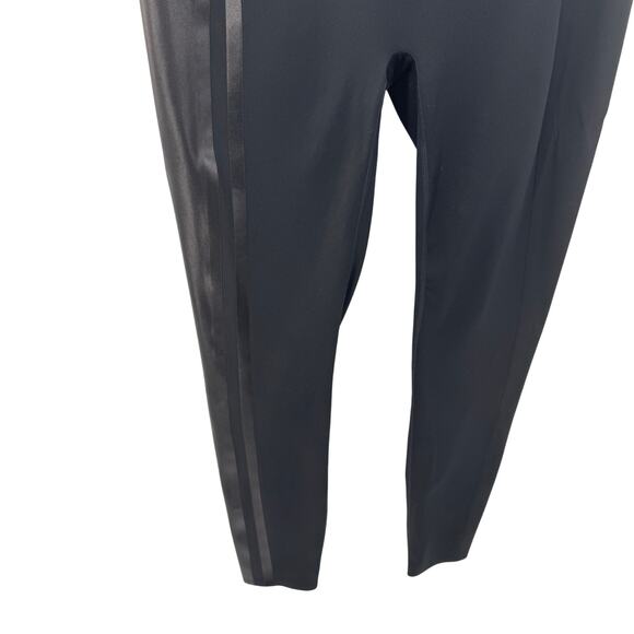 SPANX by Sara Blakely Leggings Gloss‎ Side Stripes Women’s Size Large Black - Picture 5 of 9